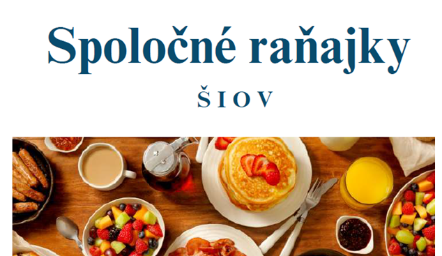 Spoločné raňajky v ŠIOV