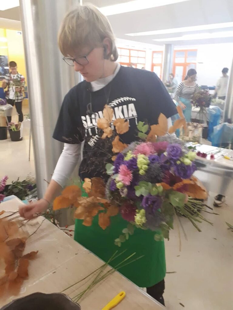 Majstrovstvá Slovenska vo floristike Skills Slovakia v Piešťanoch