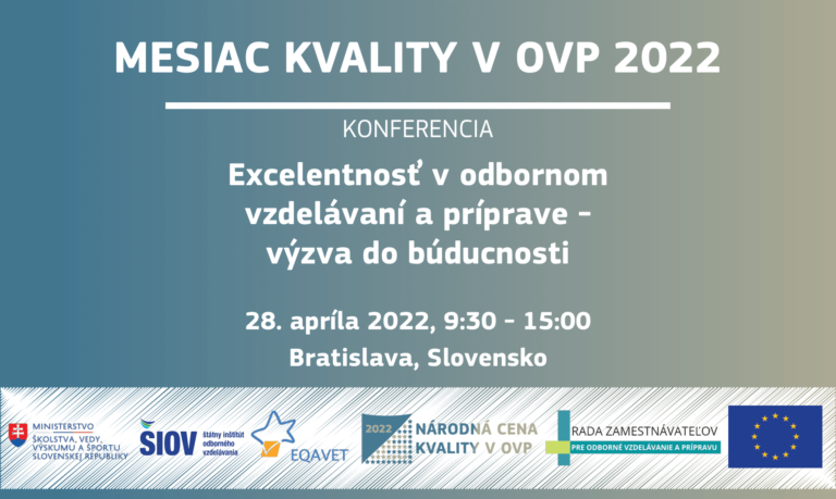 Medzinárodná konferencia „Excelentnosť v OVP – výzva do budúcnosti“