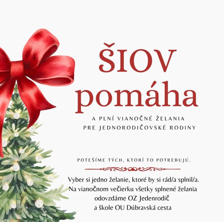 Plníme vianočné želania tým, ktorí to potrebujú najviac