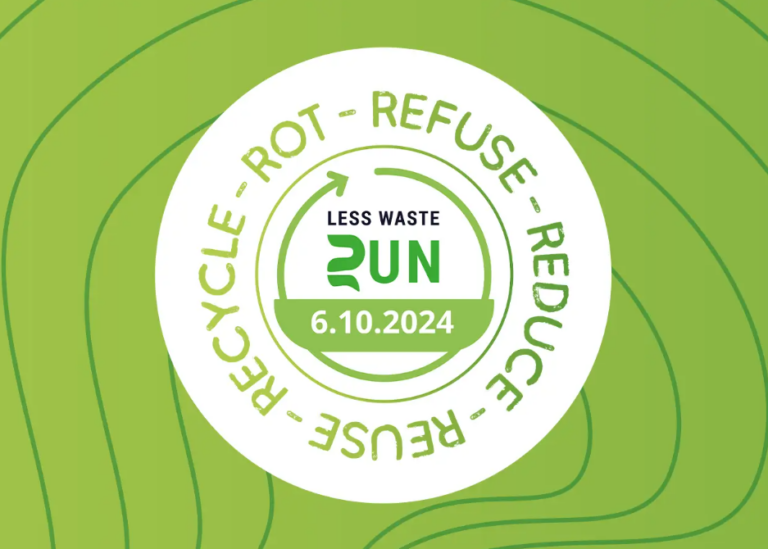 Štátny inštitút odborného vzdelávania na charitatívnom behu Less Waste Run 2024