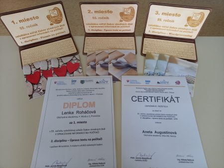Výsledky súťaže v spracovaní informácií na počítači